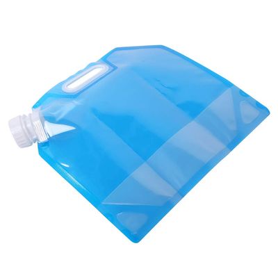 BORDSTRACT Foldable Survival Water Bag, 3L/0.8 Gallon Portable Outdoor Foldable Water Storage Bag for Emergency Outdoor Adventure Backpacking, Picnic, Camping, BBQ, Earthquake, Boys Potty Bag