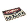 Dsoluuing Funny Floor Mats for Front Door Beware of Sealife Rug Fall Kitchen Rugs and Mats Sweet Home Mat (Size : 65X90CM) view 2