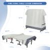 STEECA Ping Pong Table Cover Outdoor Waterproof, Dual Function Table Tennis Cover Fits Both Folding Tables and Flat Tables Indoor & Outside 68"L x 6"/30"W x 62"H view 2