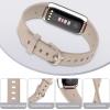 4 Pack Sport Bands Compatible with Fitbit Luxe Bands for Women Men, Soft Replacement Straps Wristbands for Fitbit Luxe FitnessTracker (Light Pink/Starlight/Smoke Violet/Milk Tea,Large) view 2