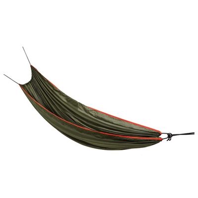 JYARZ Camping Hammock Bed Portable Hammock Nylon Parachute Hammocks for Backpacking Travel Beach Backyard Patio Hiking Outdoor Recreation Hammock Swing (Color : Green, Size : 250 * 100cm)