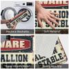Farmhouse Bathroom Mats Beware of Stallion Horse Stable Rug Welcome Sign for Front Door Indie Room Decor (Size : 40X60CM) view 3