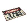 Dsoluuing Outdoor Winter Rug Beware of Bruno Jura Hound Doormat Man Cave Decor Bathroom Runner Rug (Size : 65X90CM) view 2