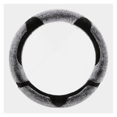 FUERU Car Steering Wheel Cover Set Universal Car Steering Wheel Cover Winter Plush Soft Skin-Friendly Delicate Car Interior (Color : 3#)