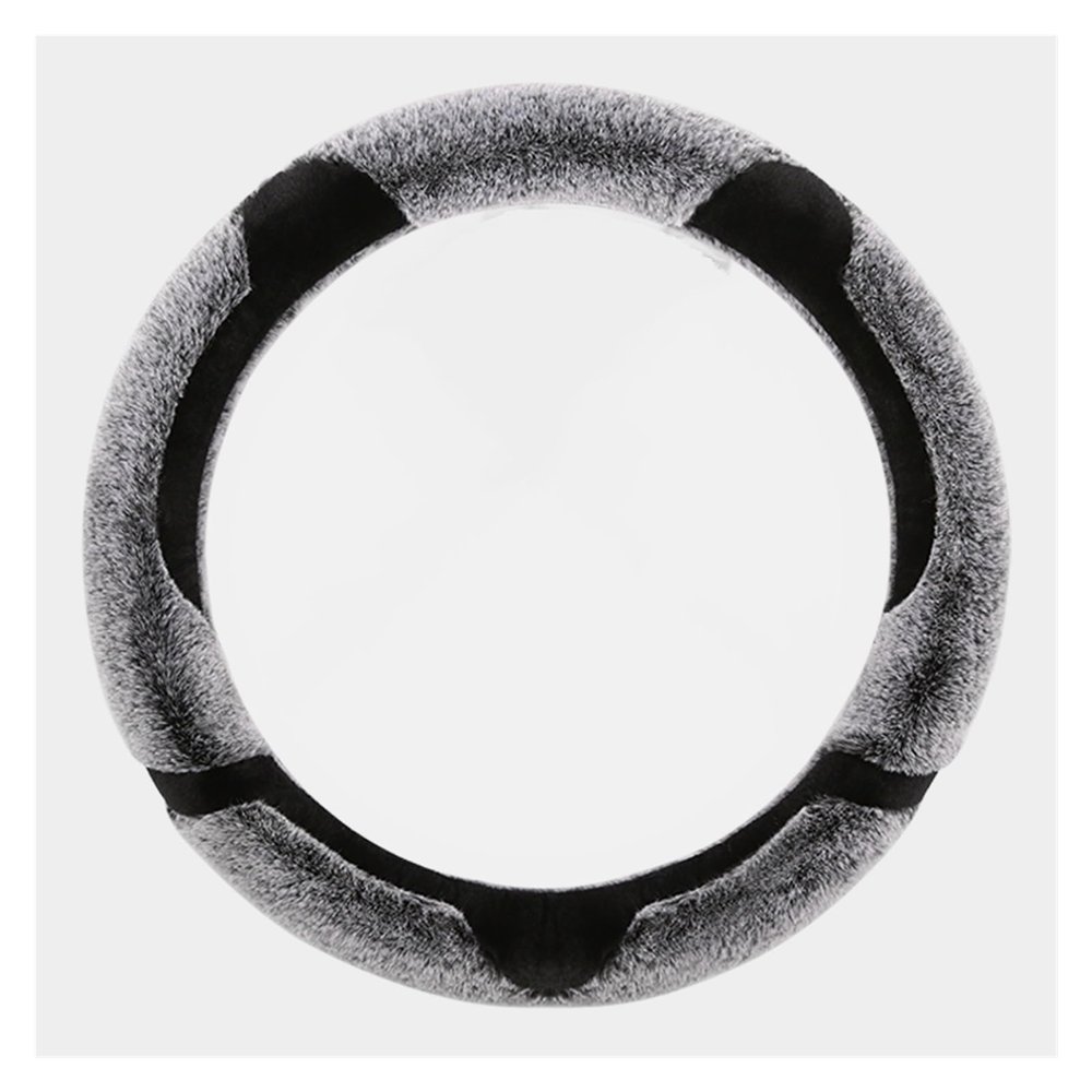 FUERU Car Steering Wheel Cover Set Universal Car Steering Wheel Cover Winter Plush Soft Skin-Friendly Delicate Car Interior (Color : 3#)