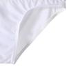 JEsilunmaMY Men's Ice Silk Low Rise Briefs Sexy Transparent Breathable Bikini Brief Solid Color See Through Skinny Underwear (White-5PC,3X-Large) view 4