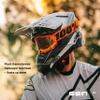 100% Accuri 2 Goggles - Eyewear for Motocross & Mountain Biking - Goggles for Dirt Bikes, Motorcycles & Bike Sports - Black, Mirror Silver Lens view 3