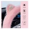FUERU Car Steering Wheel Cover Set Universal Car Steering Wheel Cover Winter Plush Sweat-Absorbing Breathable Car Interior (Color : 1#) view 3