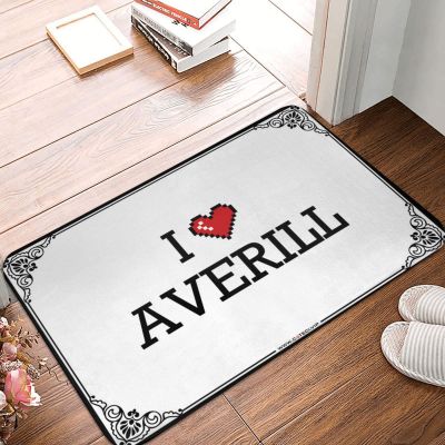Abipuir Welcome Rugs Front Door Indoor I Love Averill Doormat House Mats Indoor Summer Door Mat Outdoor (Color : Colour, Size : 40X60CM)