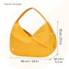 Ceneda Large Gym Bag for Women Sports Duffel Bag with Hidden Yoga Mat Holder & Shoe Compartment Workout Dance Tote Bag with Wet Pocket Overnight Weekender Bag for Travel Yoga (Orange)(Patent Pending) view 2