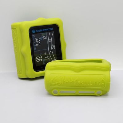 SKULL FISH Soft Protection Cover for Shearwater Perdix/Perdix 2 Dive Computer (Lime)
