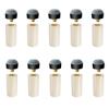 GSE Games & Sports Expert 10 Pieces of 13mm Soft Tip & Nylon Ferrules Set, Soft Screw-on Tips Replacement with White Pool Cue Stick Nylon Ferrules Replacement view 1