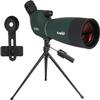 SVBONY SV28 Plus Spotting Scopes with Tripod, 25-75x70 Angled Spotter Scope with Phone Adapter, IP65 Waterproof Fogproof Long Range Spotting Scope for Target Shooting, Birding view 1