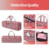 Boulder Bee | Yoga Mat Bag | Large Yoga Mat Carrier with Wet Pocket | Yoga Gifts | Gym Tote Bag for Women | Paisley Patterns (Red) view 3