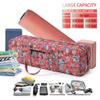 Boulder Bee | Yoga Mat Bag | Large Yoga Mat Carrier with Wet Pocket | Yoga Gifts | Gym Tote Bag for Women | Paisley Patterns (Red) view 4