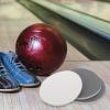 Toddmomy Bowling Ball Cleaning Pad 6pcs 100mm Bowling Ball pad Bowling Ball Spinners Bowling Ball Pads Clean Cleaning pad Bowling Accessories for Men Bowling Supplies Gravel Round Portable view 3