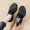 Leisure Women's Slip On Travel Soft Sole Comfortable Shoes Outdoor Mesh Runing Fashion Casual Dress Shoes for Girls (Black, 7.5) view 3