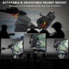 PVS15/18 Night Vision Goggles Metal Helmet Mount for L4G24 NVG, Rhino Adjustable Full Metal Aluminum Helmet Mount (Black) view 3