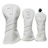 1pc Golf Club Head Cover Or 3pcs Golf Club Covers for Driver 3 Wood and Hybrids - White Golf Driver Headcover Fairway Wood Head Cover Hybrid Headcover Designed for All Brand (1pc Driver Cover) view 2