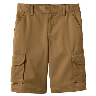 Boys Cargo Stretch Shorts, Casual Cotton Blend Short with Multi Pocket for Outdoor, Camping, Hiking, (Sizes, 8-18)