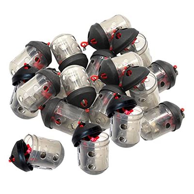 20PCS Fishing Tackle, Lure Cage Fishing Feeder, for Carp Fishing Fishing Tool Sea/Fresh Fishing with Weight Tackle Accessories