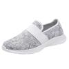 Leisure Women's Slip On Travel Soft Sole Comfortable Shoes Outdoor Mesh Runing Fashion Casual Dress Shoes for Girls (White, 7) view 1