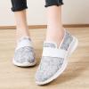 Leisure Women's Slip On Travel Soft Sole Comfortable Shoes Outdoor Mesh Runing Fashion Casual Dress Shoes for Girls (White, 7) view 2