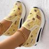 Ladies Summer Fashion Thin Lazy Breathable Thick Bottoming Hollowed Out Comfortable Outdoor Travel Foot Mans Dress Shoes (Yellow, 9) view 4