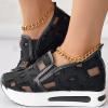Ladies Summer Fashion Thin Lazy Breathable Thick Bottoming Hollowed Out Comfortable Outdoor Travel Foot Mans Dress Shoes (Black, 6.5) view 4