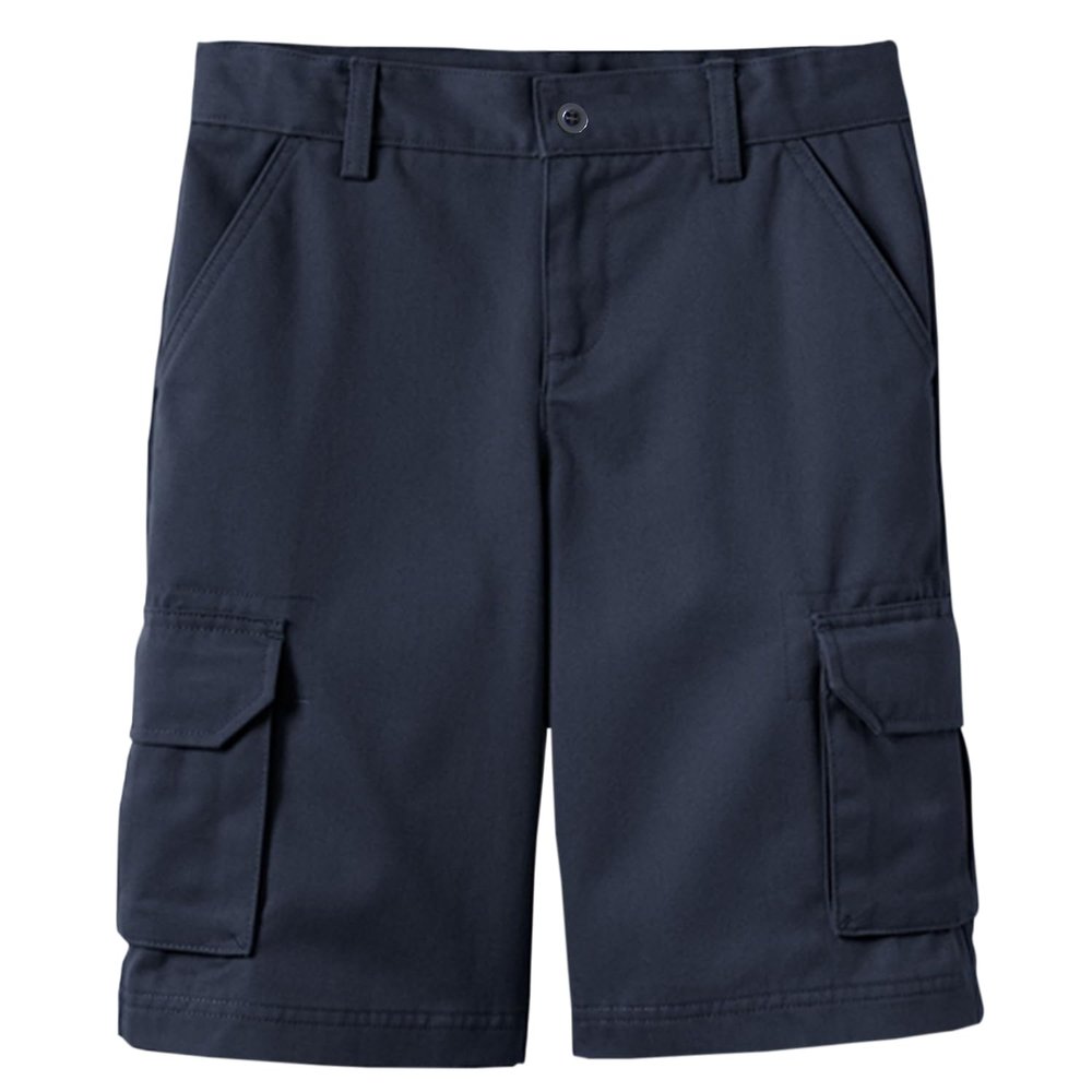 Boys Cargo Stretch Shorts, Casual Cotton Blend Short with Multi Pocket for Outdoor, Camping, Hiking, (Sizes, 8-18)