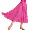 Wuchieal Dance Skirts for Women, Long Chiffon Ballet Skirt, Women's Dance Wrap Skirt with Tie (one_Size, Dark Pink) view 2