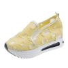 Ladies Summer Fashion Thin Lazy Breathable Thick Bottoming Hollowed Out Comfortable Outdoor Travel Foot Mans Dress Shoes (Yellow, 7.5) view 1