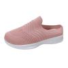 Leisure Women's Slip On Travel Soft Sole Comfortable Shoes Outdoor Mesh Runing Fashion Casual Shoes for Women Winter (Pink, 8.5) view 1