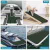 KXKZREN Boat Flooring EVA Foam Decking Sheet Faux Teak Marine Mat Non-Slip Boat Carpet Self-Adhesive Flooring for Jon Boats Motorboat RV Yacht Kayak Swim Platform 16 x 94.5 inch,10.59 sq.ft view 3