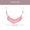 LOGOFUN Aerial Yoga Hammock Aerial Silks Yoga Swing Antigravity Yoga Sling Inversion Hanging Equipment for Home Indoor Supplies - Pink view 2