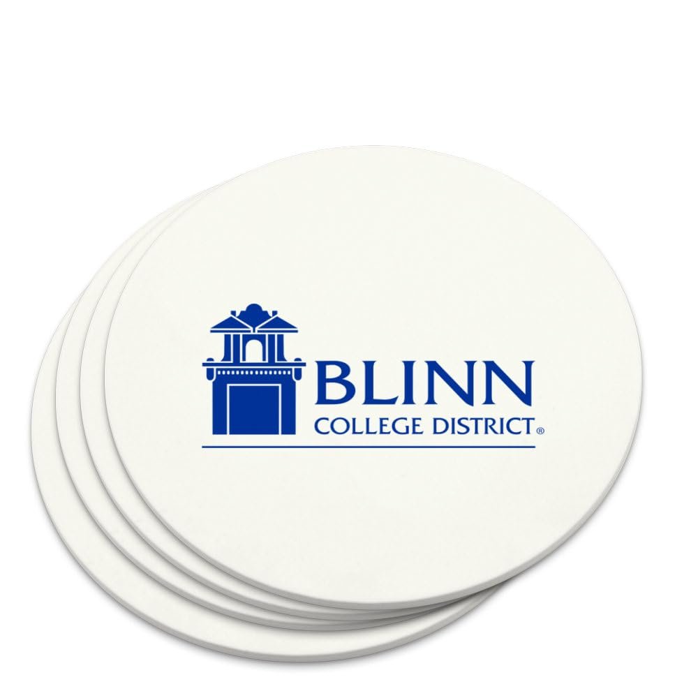 Blinn College Buccaneers Logo Novelty Coaster Set