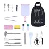 FYOBOT Outdoor Cookware 18-Piece Multifunctional Portable Camping Kitchen Set Convenient Outdoor Cookware Picnic Bag view 2