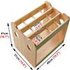 Bsetain Yoga Mat Holder Heavy-Duty Yoga Mat Racks with 12 Box, School Basement Fitness Rooms Storage Room Large Capacity Foam Rollers Holders view 3