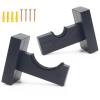 Boyistar Baseball Bat Wall Mount Set, Display Rack for Baseball Bat Hanger Holder with Hidden Screws, Soft Liner, Clean Cloth for Baseball Softball Bat Display Case Rack Brackets view 1