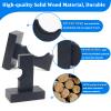 Boyistar Baseball Bat Wall Mount Set, Display Rack for Baseball Bat Hanger Holder with Hidden Screws, Soft Liner, Clean Cloth for Baseball Softball Bat Display Case Rack Brackets view 3
