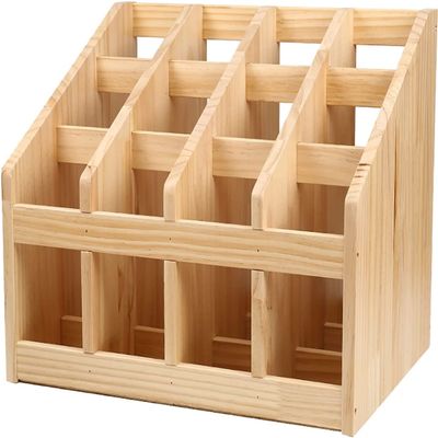 Katzowen Wooden Yoga Mat Rack, Large Floor Stand Yoga Mat Holder for Foam Rollers Carpet Mats Foot Pad, Multi-Purpose Storage Yoga Mat Holder