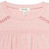 Speechless Girls' Smocked Cuff Long Sleeve Top, Blush, Medium view 2