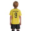 ORKY Kids Custom Soccer Jersey, Youth Personalized Football Shirt Short Set, Boy Girl Cool Team Uniform (Yellow 130cm) view 3