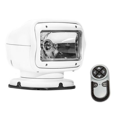 New Professional Grade Original OEM 2000GT 65W Halogen Fixed Mount Spotlight w/Wireless Handheld Remote 370 Rotation x 135 Tilt UV Ray and Saltwater Resistant