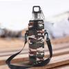 Water Bottle Sling Bag Carrier Crossbody Sleeve, Outdoor Sports Water Bottle 1L Bottle Case Holder Pouch Cover with Shoulder Strap for Boys Girls Women Men view 3