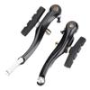 Qiilu Bike V Brake, 1 Pair Aluminium Alloy Mountain Bike V Shape Mechanical Dual Pivot Brake Set Repair Parts Accessory view 1