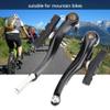 Qiilu Bike V Brake, 1 Pair Aluminium Alloy Mountain Bike V Shape Mechanical Dual Pivot Brake Set Repair Parts Accessory view 2