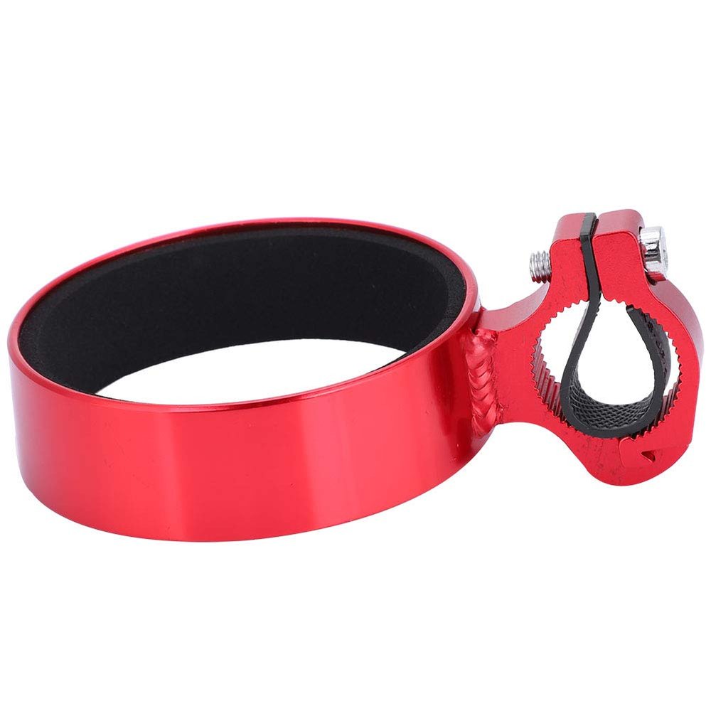 Qiilu Cup Holder Handlebar Electric Scooter Cup Holder Aluminum Alloy Aluminum Alloy Water Bottle Holder Tea Coffee Cup Cage Cycling Sory Red (Red)