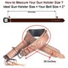 HILASON Western Leather Shoulder Rig Gun Holster 44/45 Caliber | Costume Cowboy Belt view 4