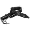 HILASON Western Right Hand Gun Holster Rig 44/45 Caliber Leather Cowboy Black | Costume Belt view 1